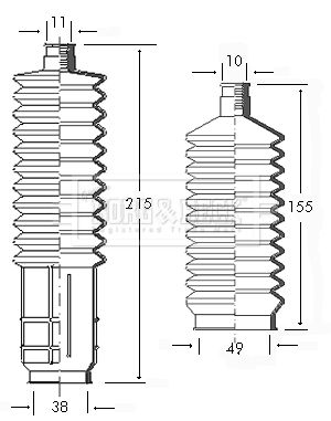 BORG & BECK Paljekumisarja, ohjaus BSG3032